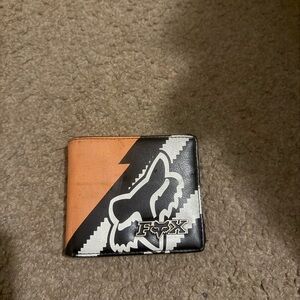 FOX racing VINTAGE!! racing throwback bifold wallet
